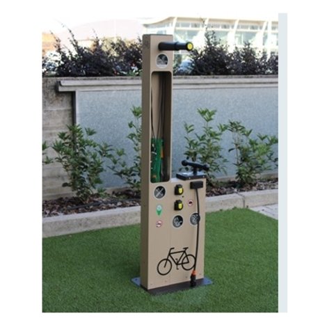 Dviračių remonto stotelė su elektrinių dviračių įkrovimo lizdais 2–4 vnt. 'Race Smart'