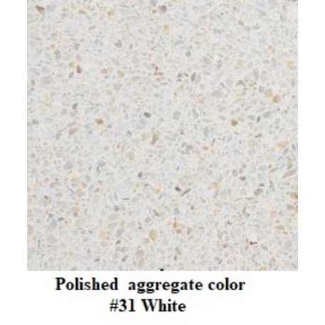 Betoninis vazonas – gėlinė, padengta smulkia granito skaldele 'Premium / 150x45xH/30cm / BS-25'