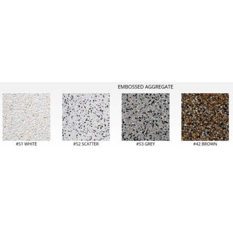 Kvadratinis betoninis vazonas – gėlinė, padengta smulkia granito skaldele 'Premium / 58x38xH/40cm_BS-175'