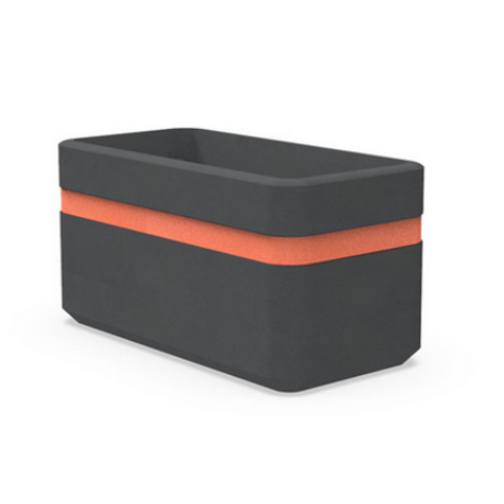 Concrete flower planter 'Genewa / 117x59xH/60cm'