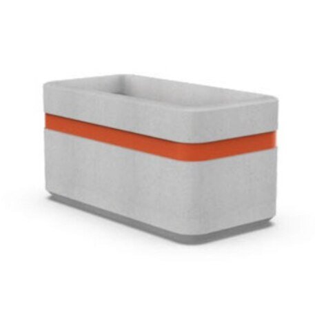 Betoninis lauko vazonas, gėlinė 'Geneva / 117x59xH/60cm'