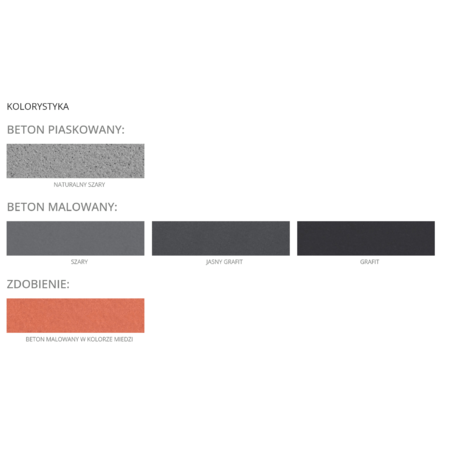 Concrete flower planter 'Genewa / 117x59xH/60cm'