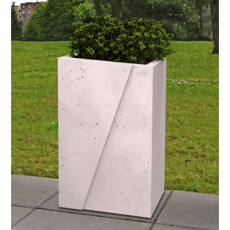 Betoninis lauko vazonas, gėlinė 35x45xH/75cm