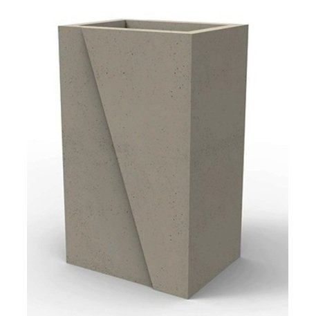 Betoninis lauko vazonas, gėlinė 35x45xH/75cm