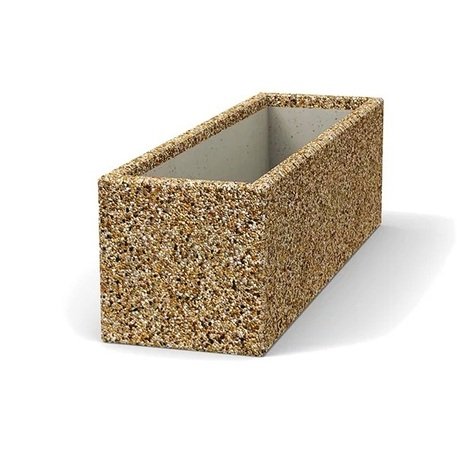 Betoninis lauko vazonas, gėlinė 170x50xH/50cm