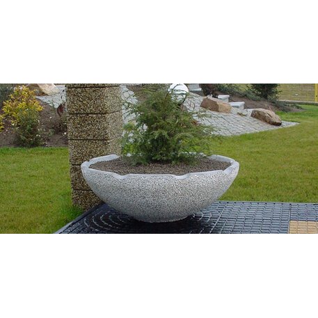 Betoninis lauko vazonas, gėlinė skirtingų spalvų 'Ø92xH/32cm'