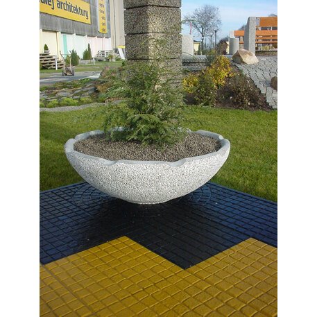 Betoninis lauko vazonas, gėlinė skirtingų spalvų 'Ø92xH/32cm'