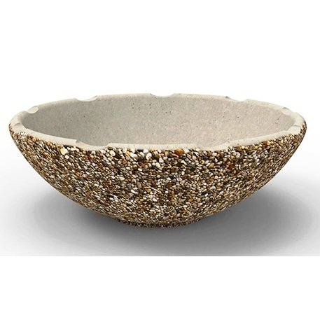 Betoninis lauko vazonas, gėlinė skirtingų spalvų 'Ø92xH/32cm'