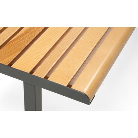 Metal bench + table 'VENTIQUATTRORE.H24/Picnic'