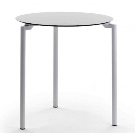 Outdoor / Indoor metal round table for cafes, terraces 'LEG.03_⌀590mm'