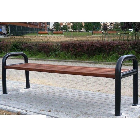 Металлическая скамейка без спинки 'BDS_PMK_I-190cm'