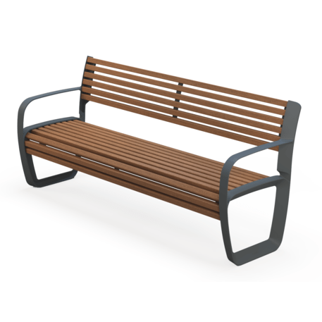 Metal bench 'BD/ATARIA_LAT140.03_180cm/MDL'