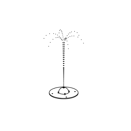 Children's playground element '5.188150_Spraying head with strong water jet'