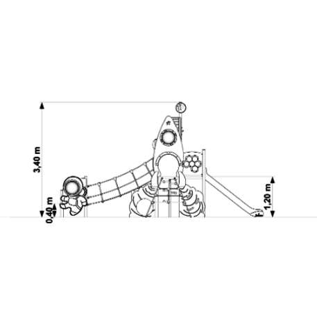 Kinderspielplatzelement 'MBG-369/P1505'