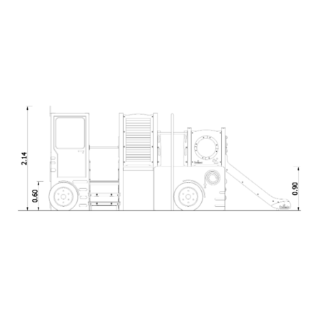 Element placu zabaw dla dzieci 'MBG-379/P3403'