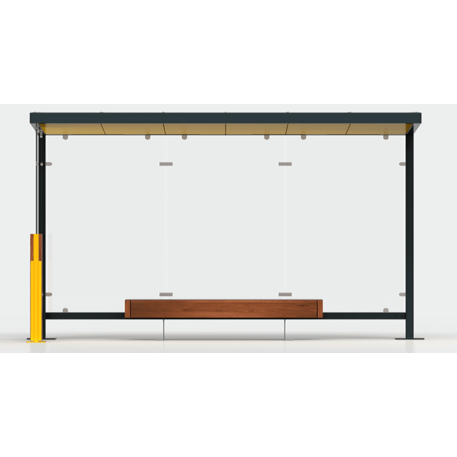 Autobusų stotelės stoginė, paviljonas 'Premium / Noi / 606-PE-COMP1'