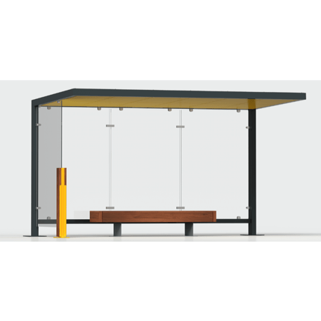 Autobusų stotelės stoginė, paviljonas 'Premium / Noi / 606-PE-COMP1'