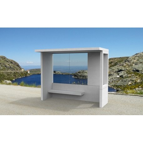 Autobusų stotelės laukimo paviljonas 'Concrete Unic / 300cm'