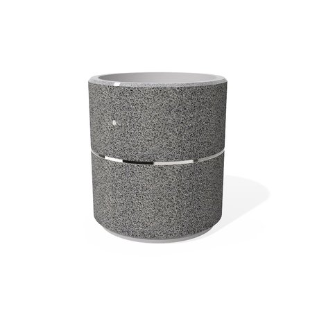 Apvalus betoninis terrazo vazonas (gėlinė) 'Premium / Ø100xH/110cm_BS-384'