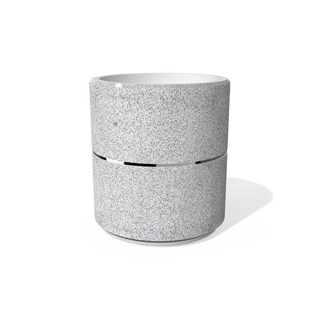Apvalus betoninis terrazo vazonas (gėlinė) 'Premium / Ø100xH/110cm_BS-384'