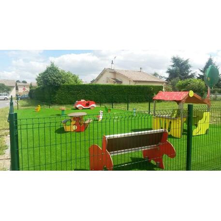 Spalvotas suoliukas vaikų žaidimo aikštelėms 'MO_BA-2004-03'