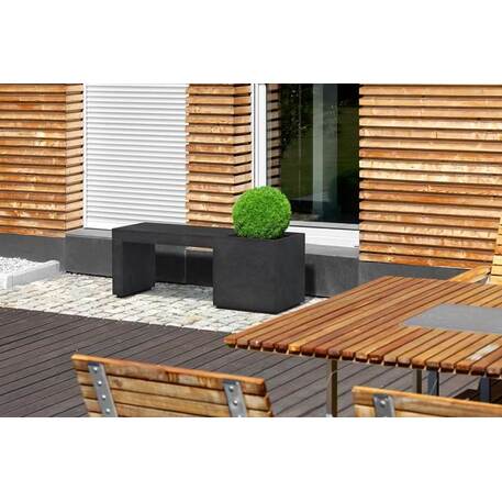 Betoninis lauko suolas su vazonu 'Regular / 001350'