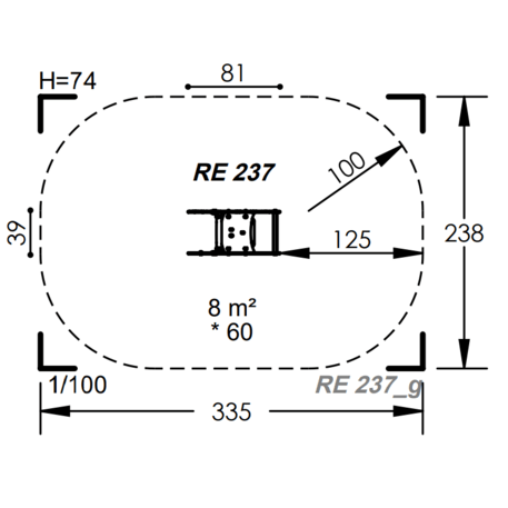 Spyruokliukas vaikų žaidimų aikštelėms 'MBG-1026_RE 237-15'