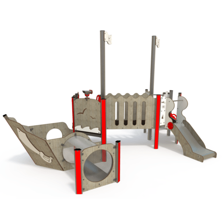  Vaikų žaidimo aikštelės kompleksas, kolekcija 'Piratų laivas / MBG-1180_CI 06-2001-T02'