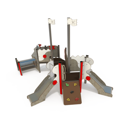  Vaikų žaidimo aikštelės kompleksas, kolekcija 'Piratų laivas / MBG-1180_CI 06-2001-T02'