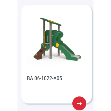 Vaikų žaidimų aikštelių įranga Baby linija – mažiesiems 'MBG-2057_BA 06-1022-A03'