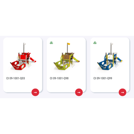  Vaikų žaidimo aikštelės kompleksas, kolekcija 'Piratų laivas / MBG-1184_CI 09-1001-Q14'