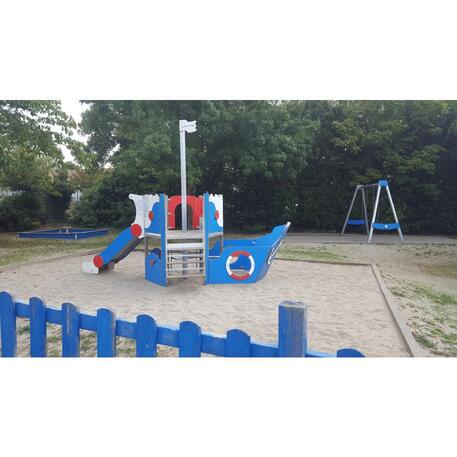  Vaikų žaidimo aikštelės kompleksas, kolekcija 'Piratų laivas / MBG-1184_CI 09-1001-Q14'