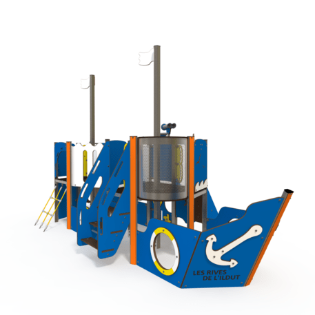  Vaikų žaidimo aikštelės kompleksas, kolekcija 'Piratų laivas / MBG-1194_CI 09-2005-T02'