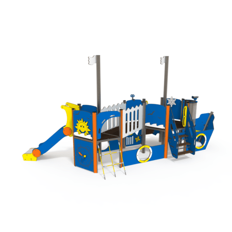  Vaikų žaidimo aikštelės kompleksas, kolekcija 'Piratų laivas / MBG-1194_CI 09-2005-T02'
