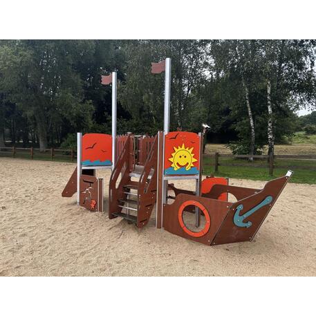  Vaikų žaidimo aikštelės kompleksas, kolekcija 'Piratų laivas / MBG-1197_CI 09-2008-Q99'