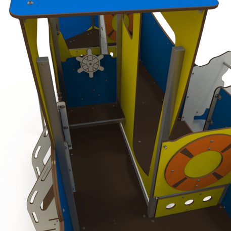  Vaikų žaidimo aikštelės kompleksas, kolekcija 'Piratų laivas / MBG-1202_CI 12-1006-B99'