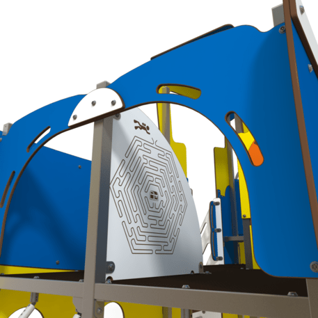  Vaikų žaidimo aikštelės kompleksas, kolekcija 'Piratų laivas / MBG-1202_CI 12-1006-B99'