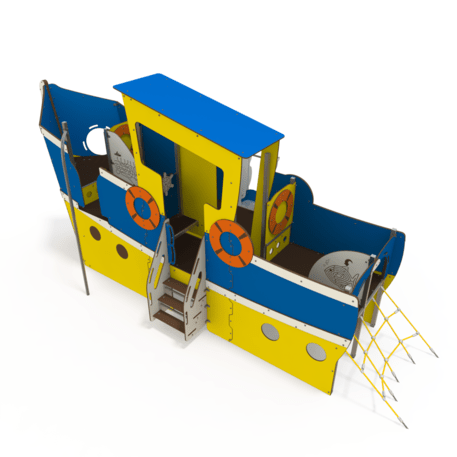  Vaikų žaidimo aikštelės kompleksas, kolekcija 'Piratų laivas / MBG-1202_CI 12-1006-B99'