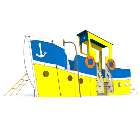  Vaikų žaidimo aikštelės kompleksas, kolekcija 'Piratų laivas / MBG-1202_CI 12-1006-B99'