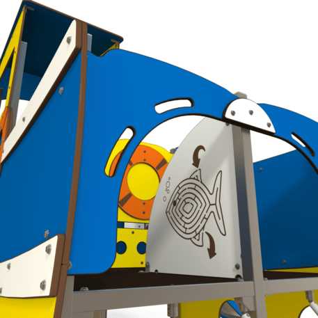  Vaikų žaidimo aikštelės kompleksas, kolekcija 'Piratų laivas / MBG-1202_CI 12-1006-B99'