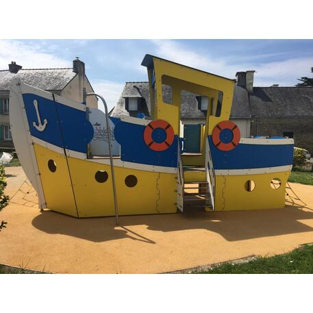  Vaikų žaidimo aikštelės kompleksas, kolekcija 'Piratų laivas / MBG-1202_CI 12-1006-B99'