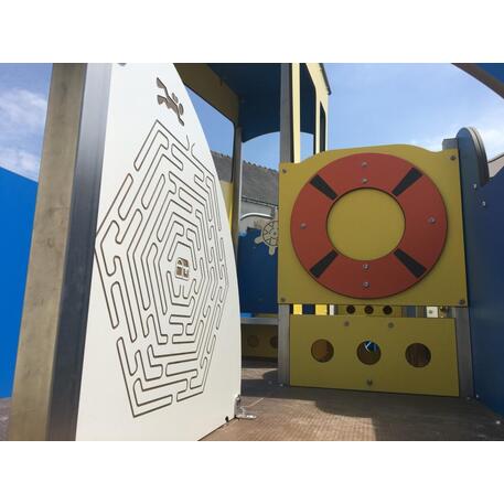  Vaikų žaidimo aikštelės kompleksas, kolekcija 'Piratų laivas / MBG-1202_CI 12-1006-B99'