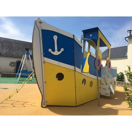  Vaikų žaidimo aikštelės kompleksas, kolekcija 'Piratų laivas / MBG-1202_CI 12-1006-B99'