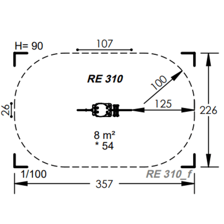 Spyruokliukas vaikų žaidimų aikštelėms 'MBG-1105_RE 310-03'