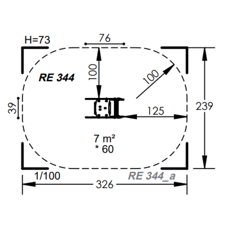 Spyruokliukas vaikų žaidimų aikštelėms 'MBG-1140_RE 344-22'