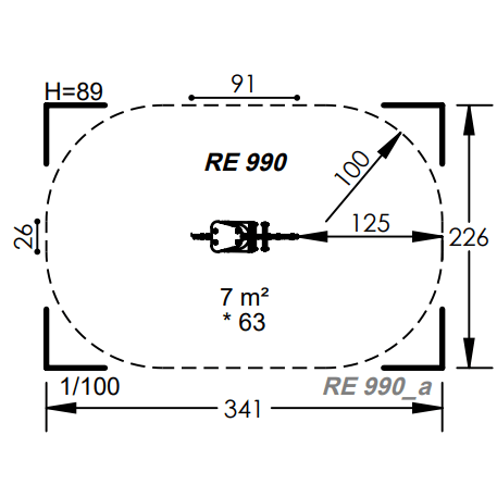 Spyruokliukas vaikų žaidimų aikštelėms 'MBG-1155_RE 990-07'