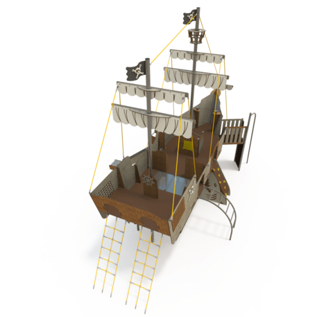  Vaikų žaidimo aikštelės kompleksas, kolekcija 'Piratų laivas / MBG-1229_CI 15-1005-T05'