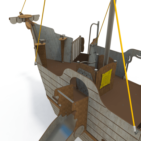  Vaikų žaidimo aikštelės kompleksas, kolekcija 'Piratų laivas / MBG-1229_CI 15-1005-T05'