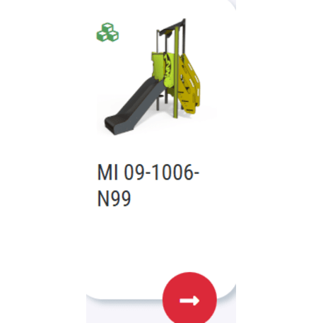 Žaidimų aikštelių kompleksas vaikams nuo 2 metų amžiaus – kolekcija 'MINI / MBG-2151_MI 09-1006-N22'