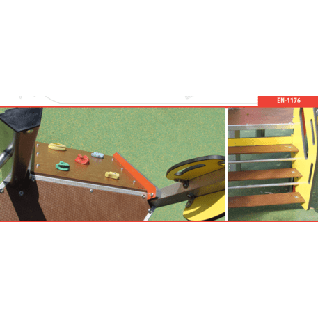 Žaidimų aikštelių kompleksas vaikams nuo 2 metų amžiaus – kolekcija 'MINI / MBG-2151_MI 09-1006-N22'